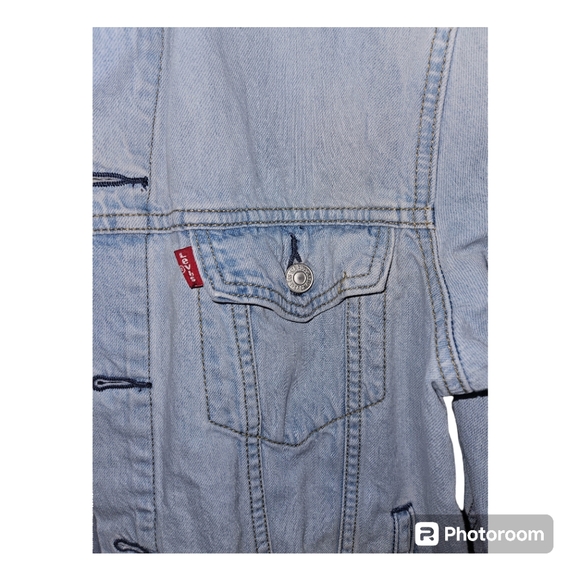 Levis Vintage Trucker Jacket, Unisex, Size Small, Pre-Owned,Excellent Condition - Picture 9 of 11